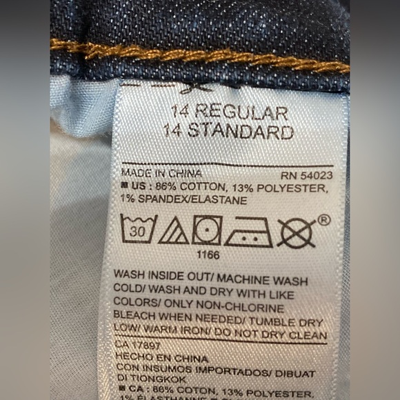 Old navy Women's Dark Blue Jeans Size 14 - Picture 8 of 9